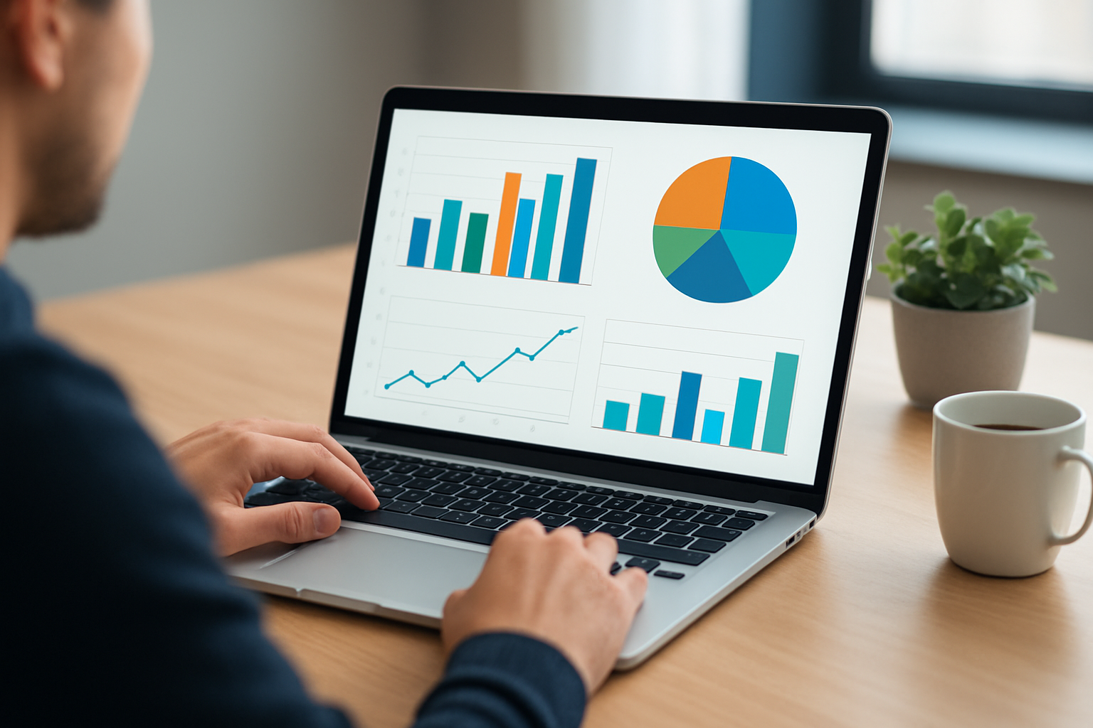 Reviewing sales data for success