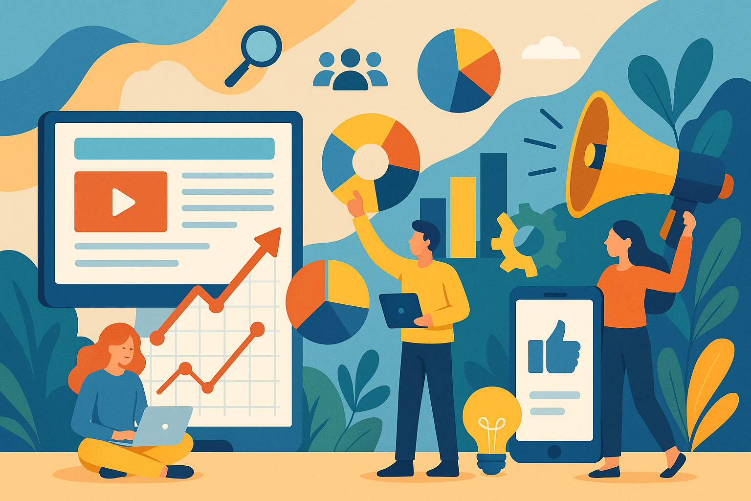 Futuristic content marketing landscape