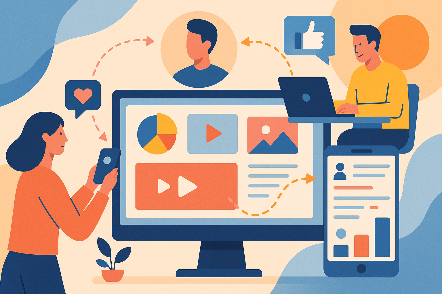 Tailored digital marketing strategies visualized