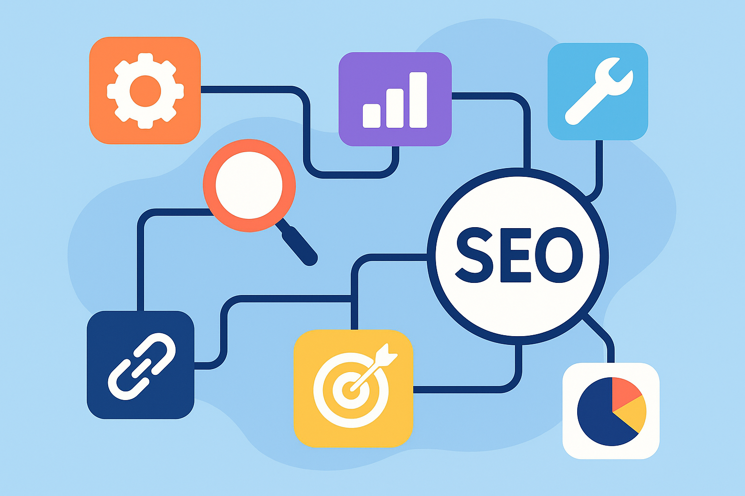 Streamlined SEO automation flowchart