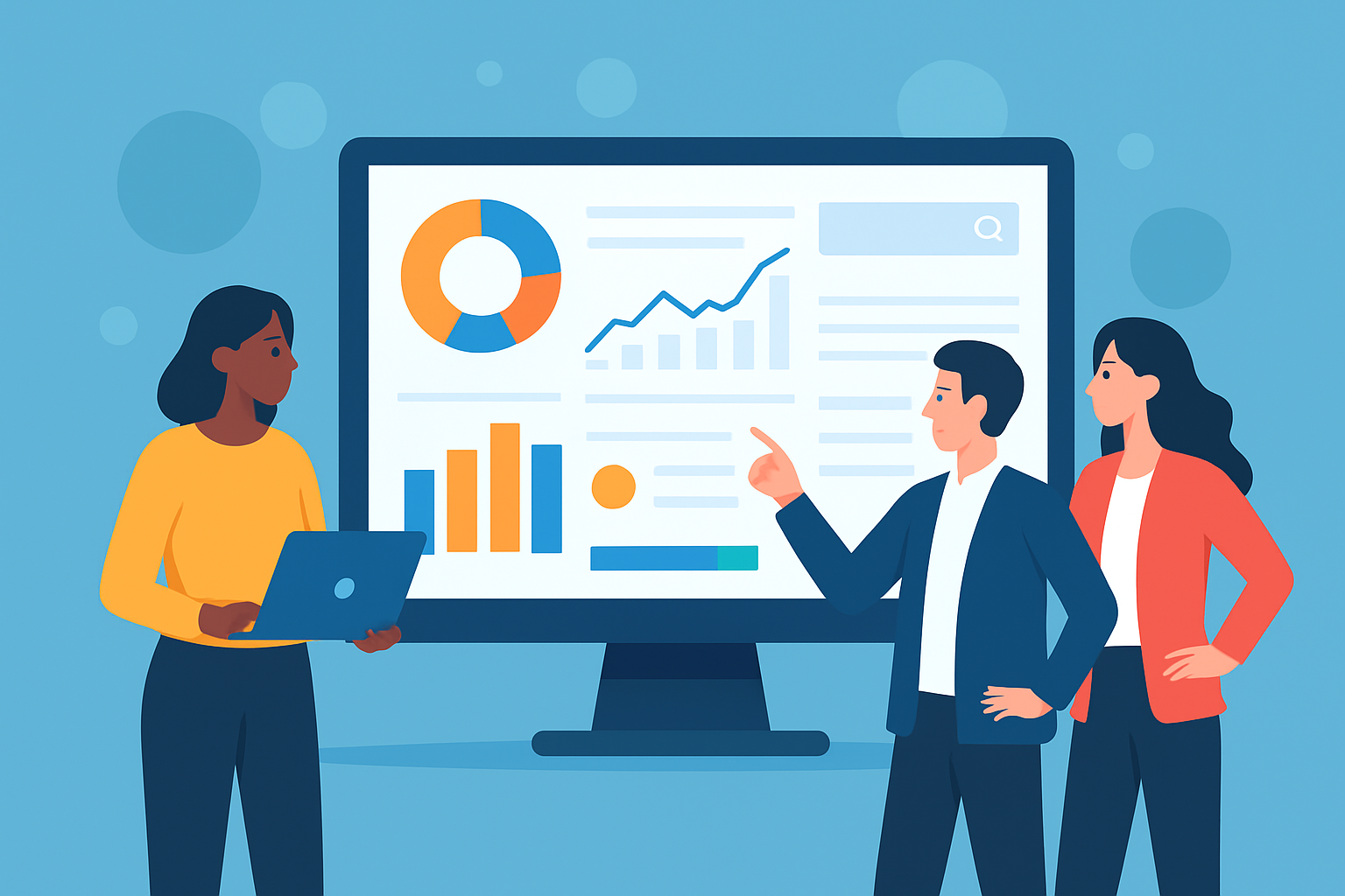 Brands Analyzing SEO ROI Insights