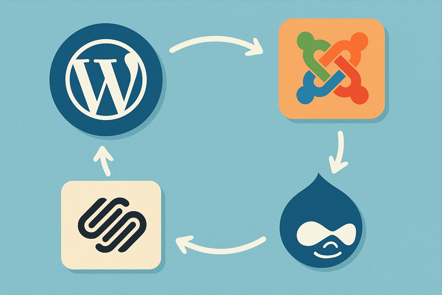 CMS Platforms Comparison with Integration Arrows