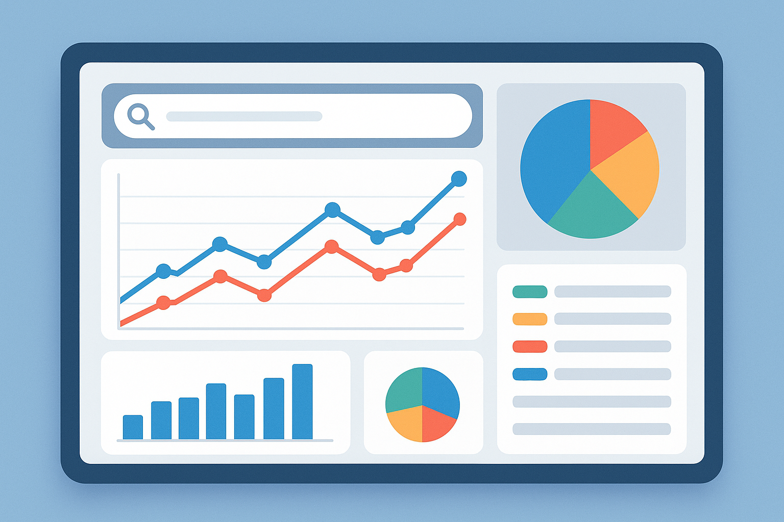 SEO Metrics Dashboard Overview